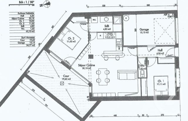 maison à louer - 3 pièces - 58.48 m2 - CENON - 33 - AQUITAINE - Century 21 Ax Immo